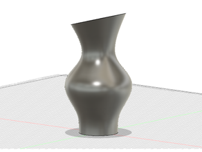 basic modern vase 3d print model - Mito3D