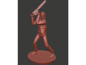mike zombicide figurina di jack torrance motosega lucente 3d print model - Mito3D