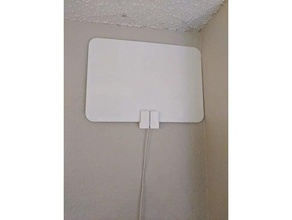 digital tv antenna mount holder 3d print model - Mito3D
