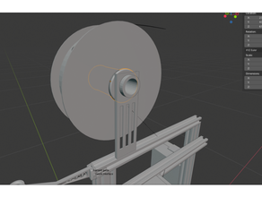 bobine de filament l'adaptateur 3d print model - Mito3D