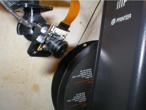 raspberry pi cámara de infrarrojos led montaje el la luz del espaciador 3d print model - Mito3D
