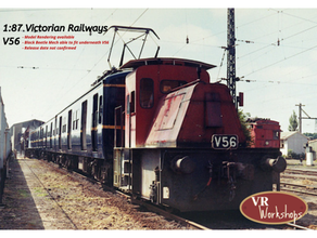 V56 1 87 victorian railways lokomotif model tren 3d print model - Mito3D
