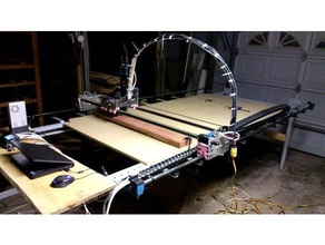 artisan 3 beefy edition - 4'x any length 3d printed cnc router mpcnc 3d print model - Mito3D