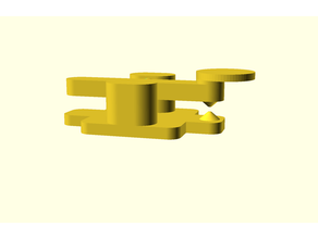 mini morse chiave openscad 3d print model - Mito3D