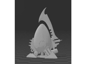grotesco injerto pod - dark eldar terreno el 3d print model - Mito3D