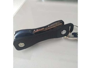 swiss knife keychain holder keys 3d print model - Mito3D
