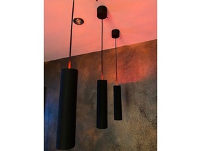 hanging led lamp 3d print model - Mito3D