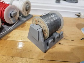 wire spool holders Kabel-organizer - Elektronik Draht-Halter die Verdrahtung 3d print model - Mito3D