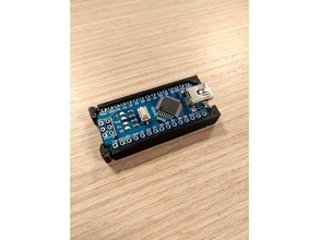 o arduino nano de encaixe montagem caso snap snap-on snapfit 3d print model - Mito3D