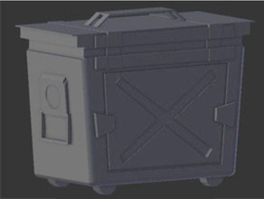 fortnite ammo box blender video game 3d print model - Mito3D