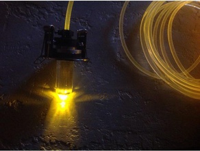fiber optik banyo meşale tutucu güç aydınlatma ışık yol monte edin 3d print model - Mito3D