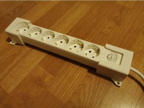 ikea koppla 6-way socket-Halterung 3d print model - Mito3D