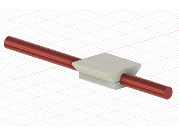 ruh-sistem geolink mount tail boom 3D print model - Mito3D