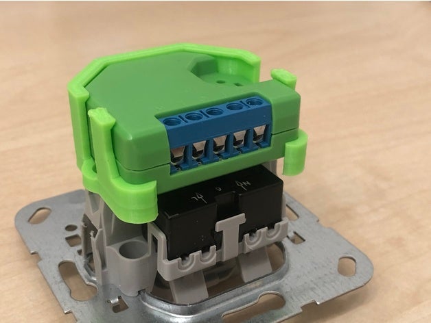 shelly dimmer gira 55 serie di montaggio luce il monte smarthome 3D print model - Mito3D