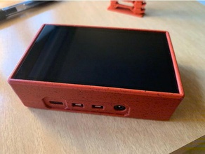 hyperpixel 40 pi 4 model b case hyperpixel-40 raspberry 3d print model - Mito3D