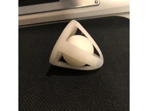 bola tipo jaula de la válvula del corazón Impresora 3d La impresión en bolas diseño modelo npierre22 tinkercad 3d print model - Mito3D