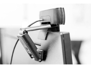 logitech c920 espaciador monitor de dell La impresión en 3d la joyería p2418d profesional webcam montaje 3d print model - Mito3D