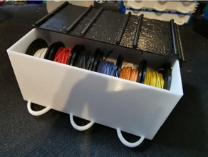 30 awg cable tambor dispencer el soporte de 3d print model - Mito3D