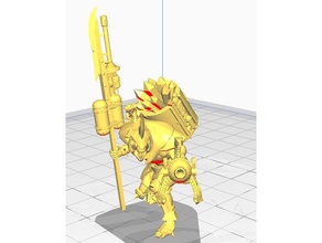 homem dos ratos tech assistente 3d print model - Mito3D