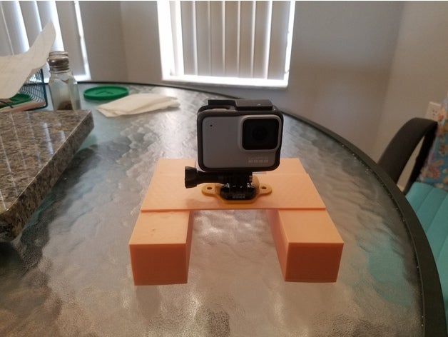 gopro pontoon boat mount 3D print model - Mito3D