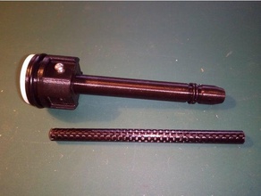 talonclaw - ram-rod carbon fiber rod nerf mod 3d print model - Mito3D