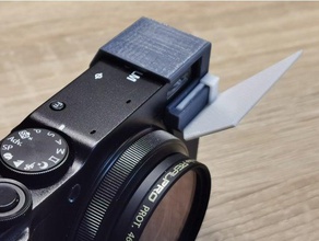 diffuser reflector fujifilm xf10 camera flash 3d print model - Mito3D