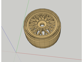 mag roda 22mm kit para viatura modelo rodas 3d print model - Mito3D