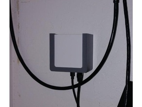 lutron caseta bridge hub wall bracket wireless mounting mount 3d print model - Mito3D