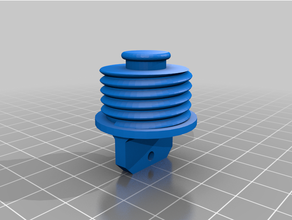 hot water bottle cap 3d print model - Mito3D