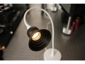 snoot bafle sombra de ikea jansjo la lámpara del led 3d print model - Mito3D