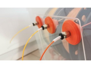 drybox filament dokunun filaman toz filtresi besleme rehberi 3d print model - Mito3D