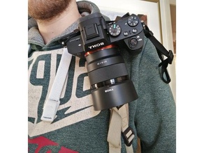 sony a7 ii de la mochila cámara funda alfa captura diseño punta araña 3d print model - Mito3D