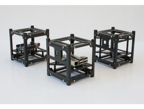 universal 1u cubesat arduino raspberry pi satellite space 3d print model - Mito3D