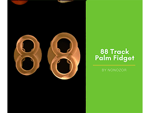 88 piste de palme fidget jouet la dextérité des doigts marbre le mini 3d print model - Mito3D