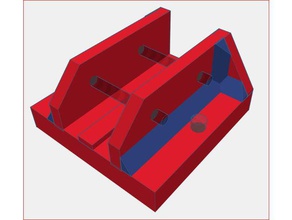 kp08 bearing block match nema17 montieren 3d print model - Mito3D