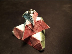 pyraminx twisty puzzle rubik's cube rubiks 3d print model - Mito3D