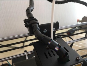 anycubic i3 cable guide heating head 3d print model - Mito3D