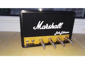 marshall Gitarren-Verstärker-Schlüssel-Halter 3d print model - Mito3D