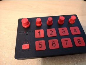 midi pololu makro keyboard sample pad 3d print model - Mito3D