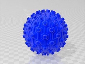 Muster ball 3d print model - Mito3D