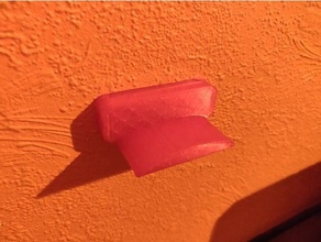 minimalista montaggio nascosto slide-in cuffia a parete stand 3d print model - Mito3D