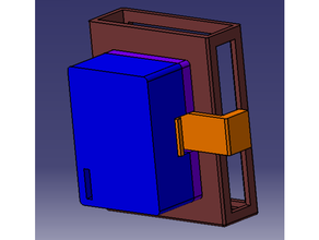 jr module+mfd link case 3d print model - Mito3D