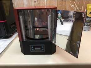 resin uv curing camber anycubic photon elegoo mars sla enclosure 3d print model - Mito3D