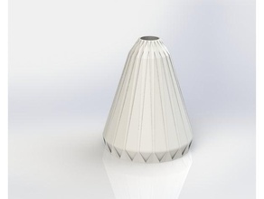 lamella lamp ceiling lampshade lefabshop shade 3d print model - Mito3D