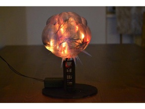 trinité bombe de la lampe atomique lumière le nucléaire 3d print model - Mito3D