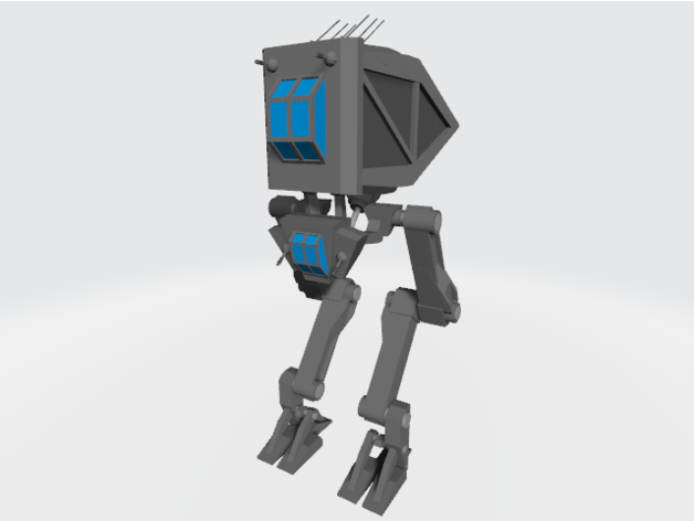 mech le robot 3D print model - Mito3D