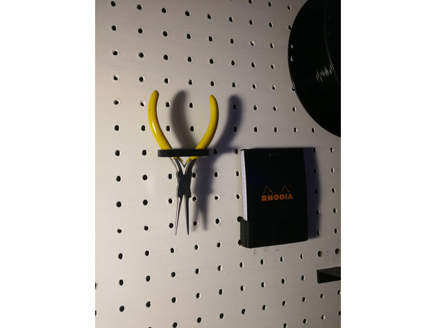 peg kurulu rhodia 11 dizüstü kutusu notebook pegboard 3D print model - Mito3D