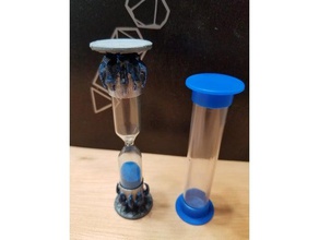 d&d hourglass holder baldor-claw claw dnd dungeon master dungeon-master glass hour hour-glass 3d print model - Mito3D