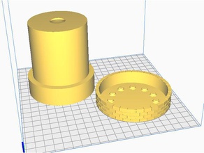 supporto gratuito di curvatura del tubo vaso + circolare muro mattoni vassoio mario super bros 3d print model - Mito3D