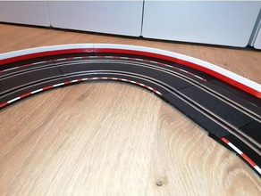 carrera go-track-safety-zone Ende sicherheitszone mit bande ende carrerabahn go Sicherheit 3d print model - Mito3D